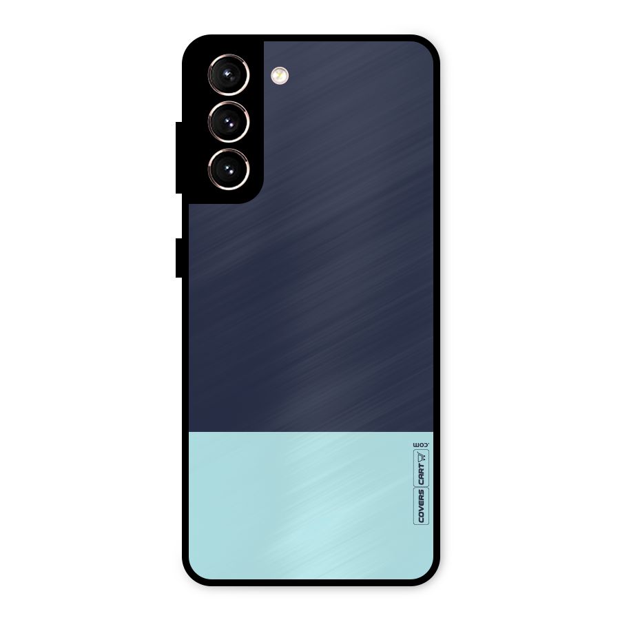 Pastel Blues Metal Back Case for Galaxy S21 5G