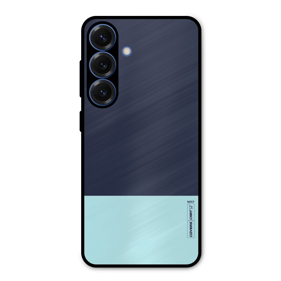 Pastel Blues Metal Back Case for Galaxy S25