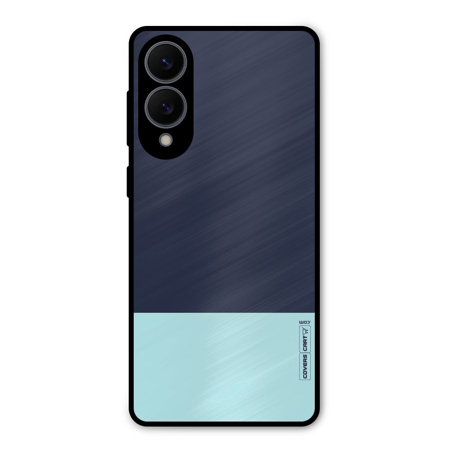 Pastel Blues Metal Back Case for Galaxy S25 Edge