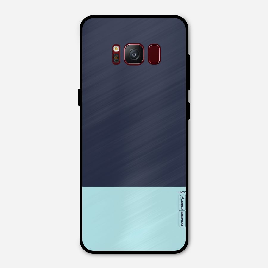 Pastel Blues Metal Back Case for Galaxy S8