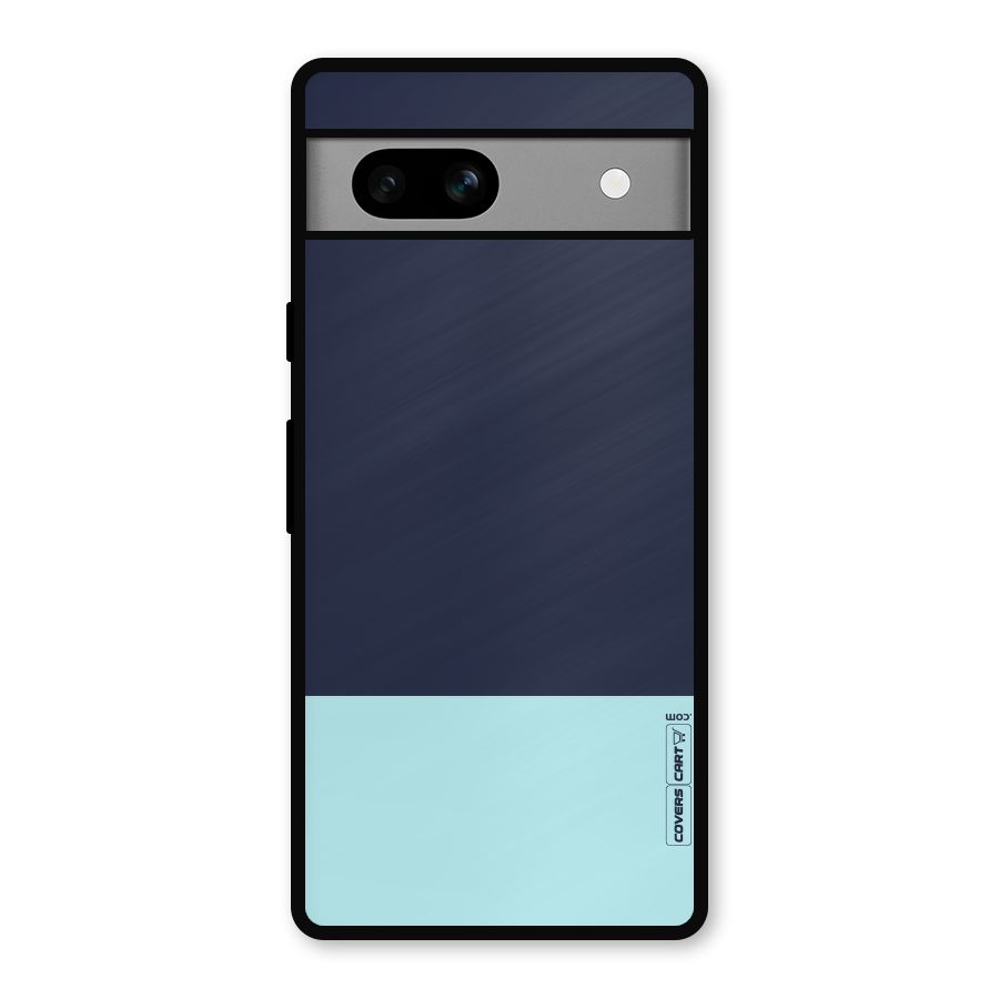 Pastel Blues Metal Back Case for Google Pixel 7a