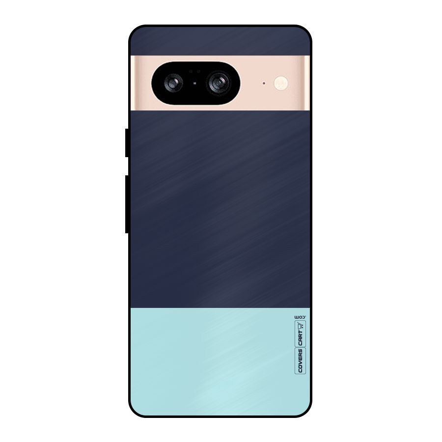 Pastel Blues Metal Back Case for Google Pixel 8