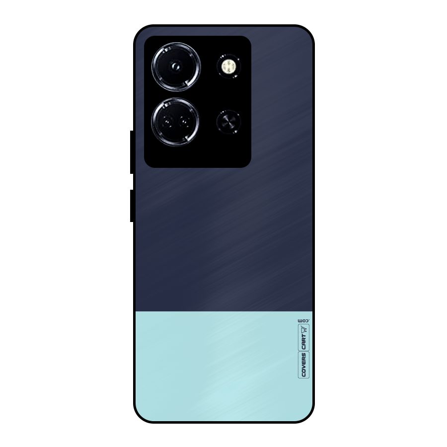 Pastel Blues Metal Back Case for Infinix Note 30 5G