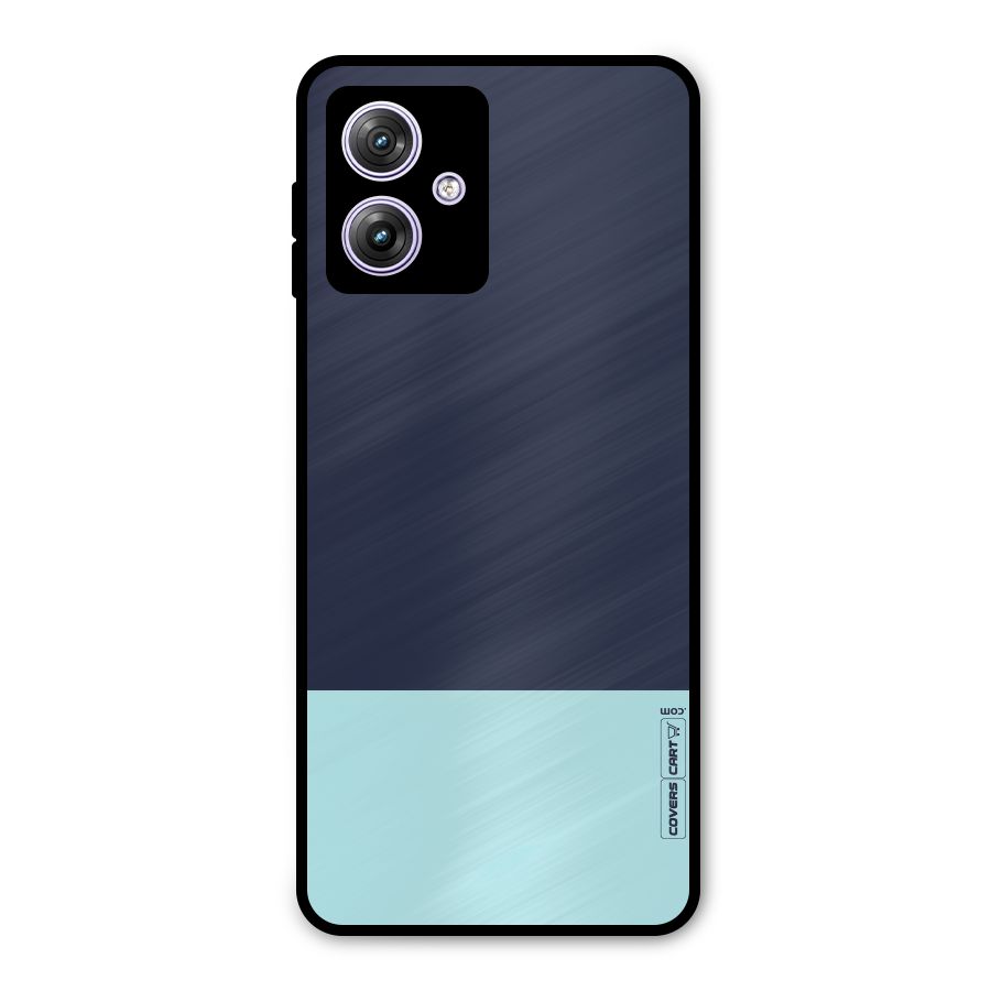 Pastel Blues Metal Back Case for Moto G64