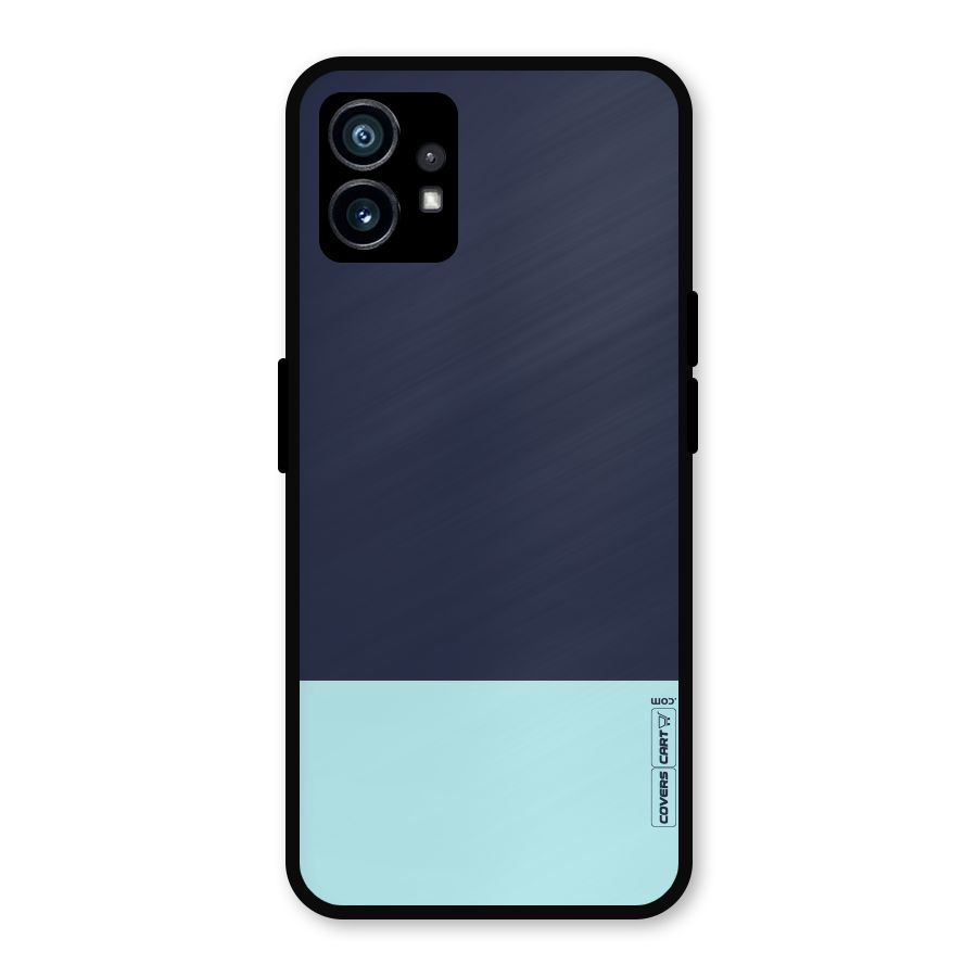 Pastel Blues Metal Back Case for Nothing Phone 1