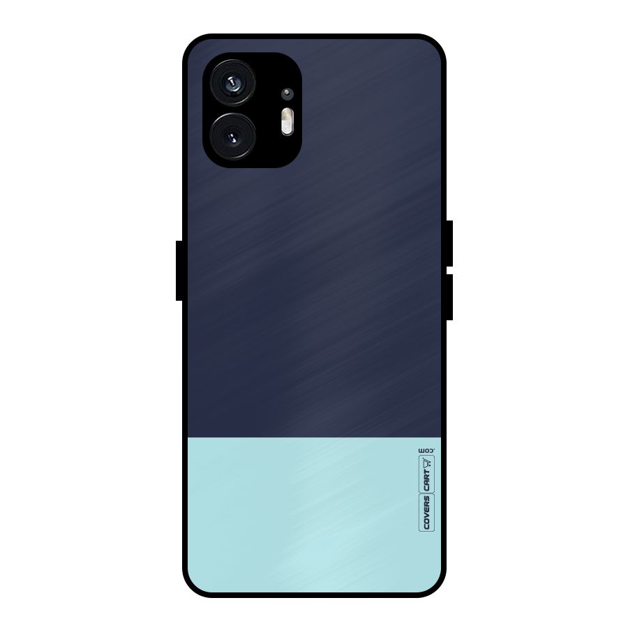 Pastel Blues Metal Back Case for Nothing Phone 2