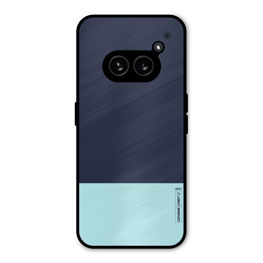 Pastel Blues Metal Back Case for Nothing Phone 2a Plus