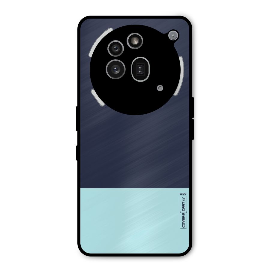Pastel Blues Metal Back Case for Nothing Phone 3a Pro