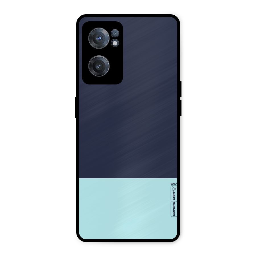 Pastel Blues Metal Back Case for OnePlus Nord CE 2 5G