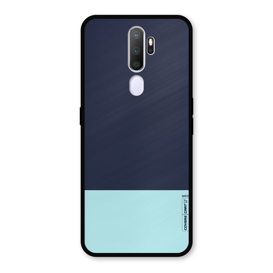 Pastel Blues Metal Back Case for Oppo A9 (2020)