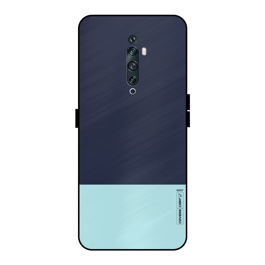 Pastel Blues Metal Back Case for Oppo Reno2 Z