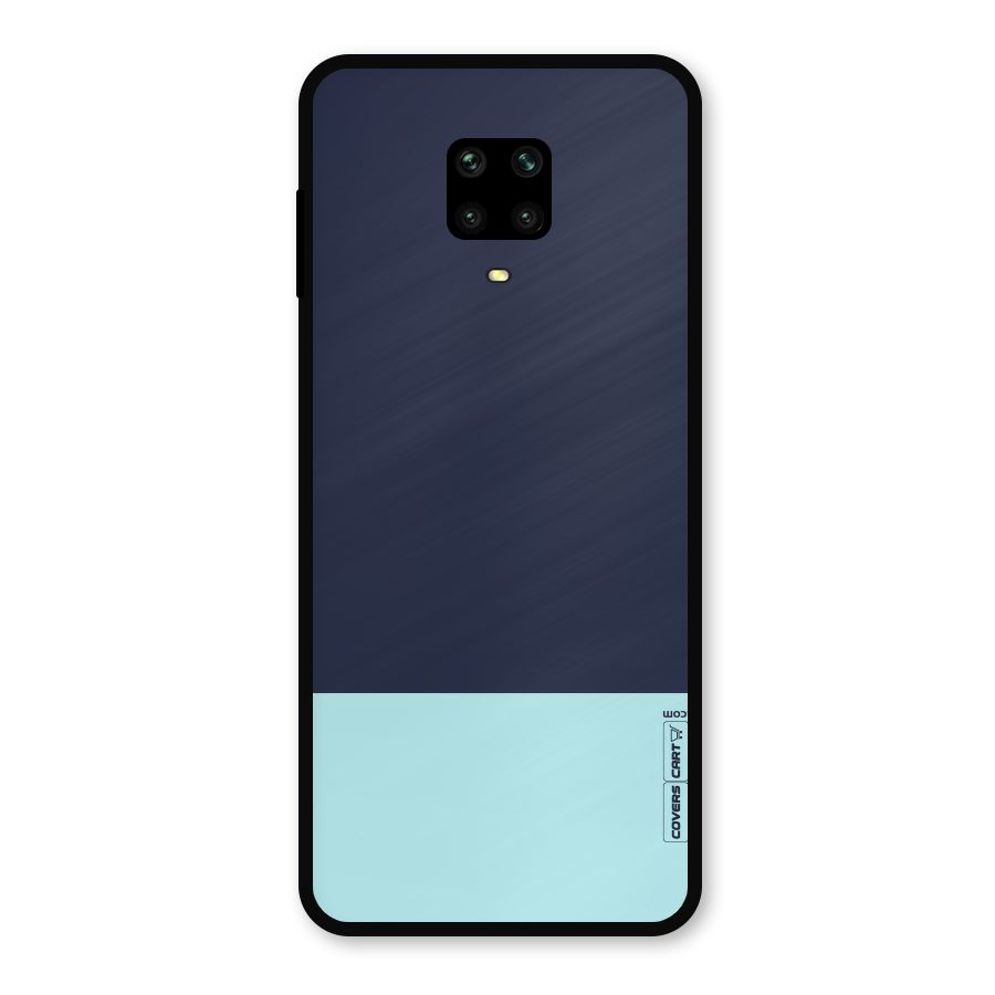 Pastel Blues Metal Back Case for Poco M2