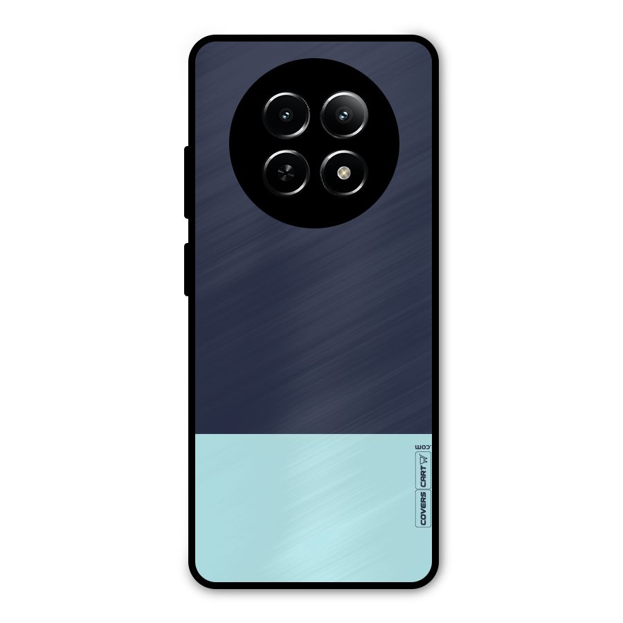 Pastel Blues Metal Back Case for Realme 12 5G