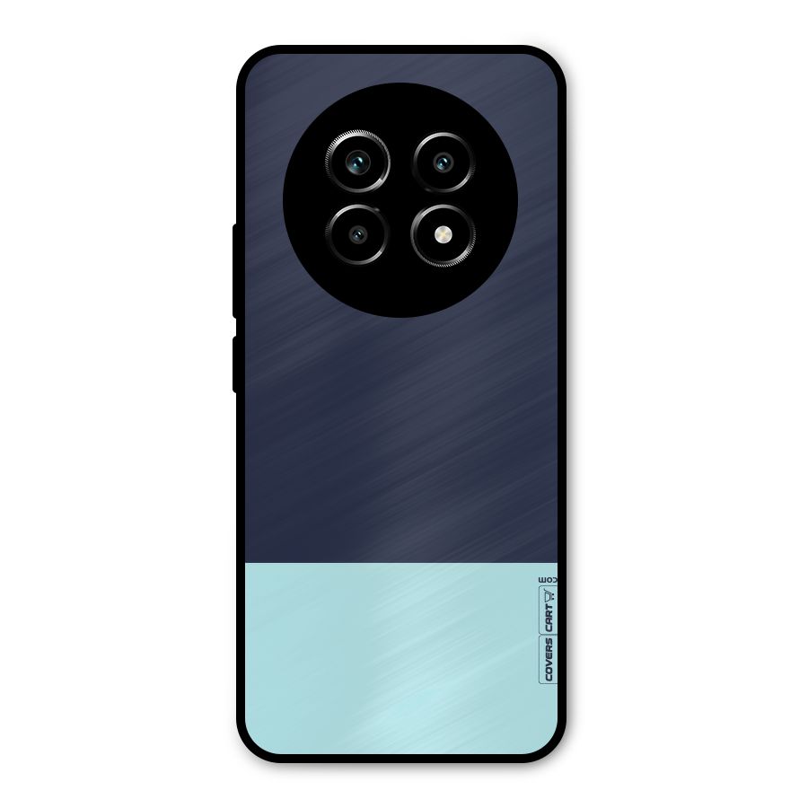 Pastel Blues Metal Back Case for Realme 13 Pro
