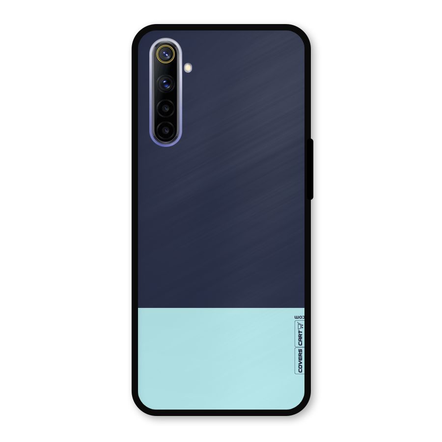 Pastel Blues Metal Back Case for Realme 6