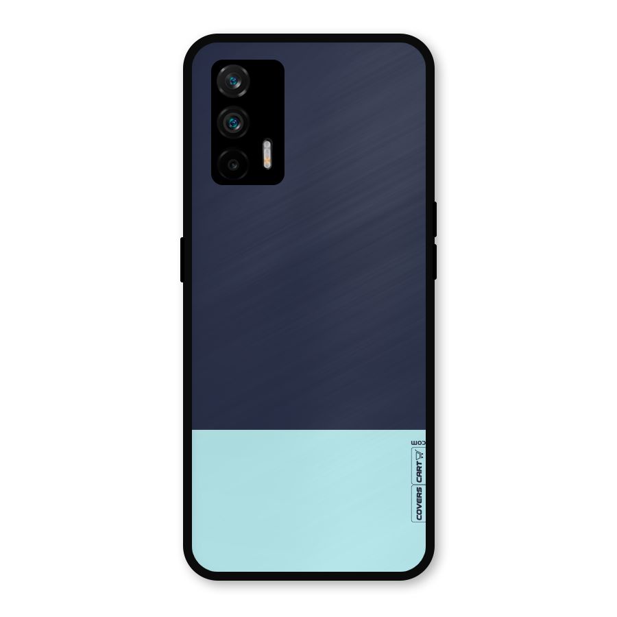 Pastel Blues Metal Back Case for Realme GT 5G
