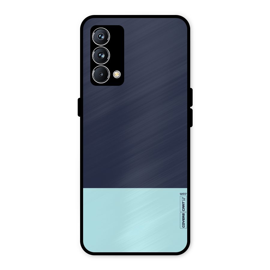 Pastel Blues Metal Back Case for Realme GT Master Edition