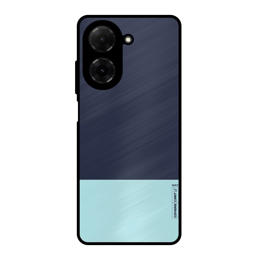Pastel Blues Metal Back Case for Redmi A5 4G