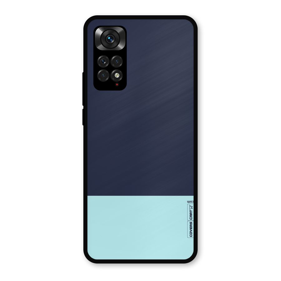 Pastel Blues Metal Back Case for Redmi Note 11s