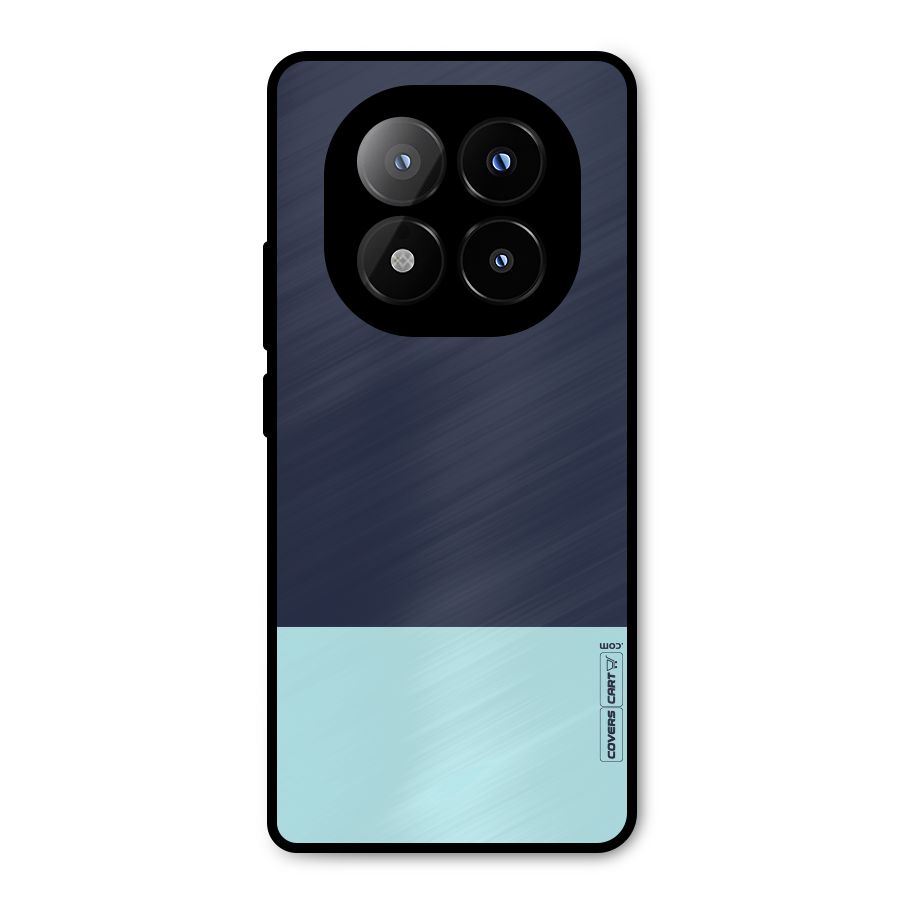 Pastel Blues Metal Back Case for Redmi Note 14 Pro Plus 5G