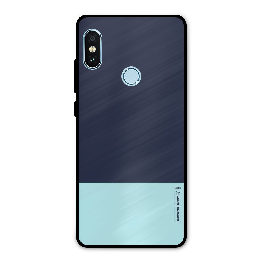 Pastel Blues Metal Back Case for Redmi Note 5 Pro