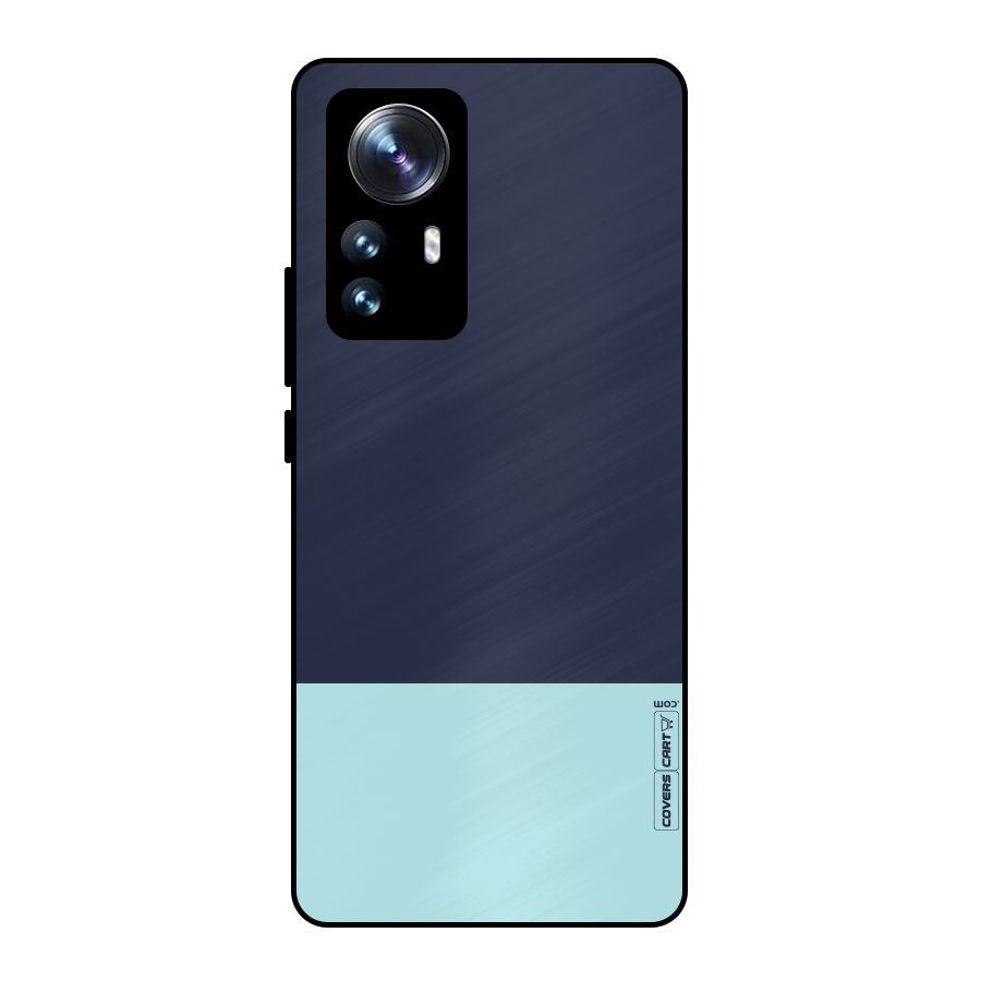 Pastel Blues Metal Back Case for Xiaomi 12 Pro