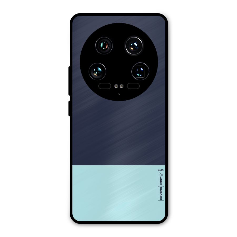 Pastel Blues Metal Back Case for Xiaomi 14 Ultra