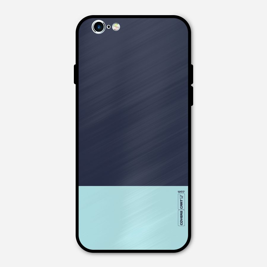 Pastel Blues Metal Back Case for iPhone 6 6s