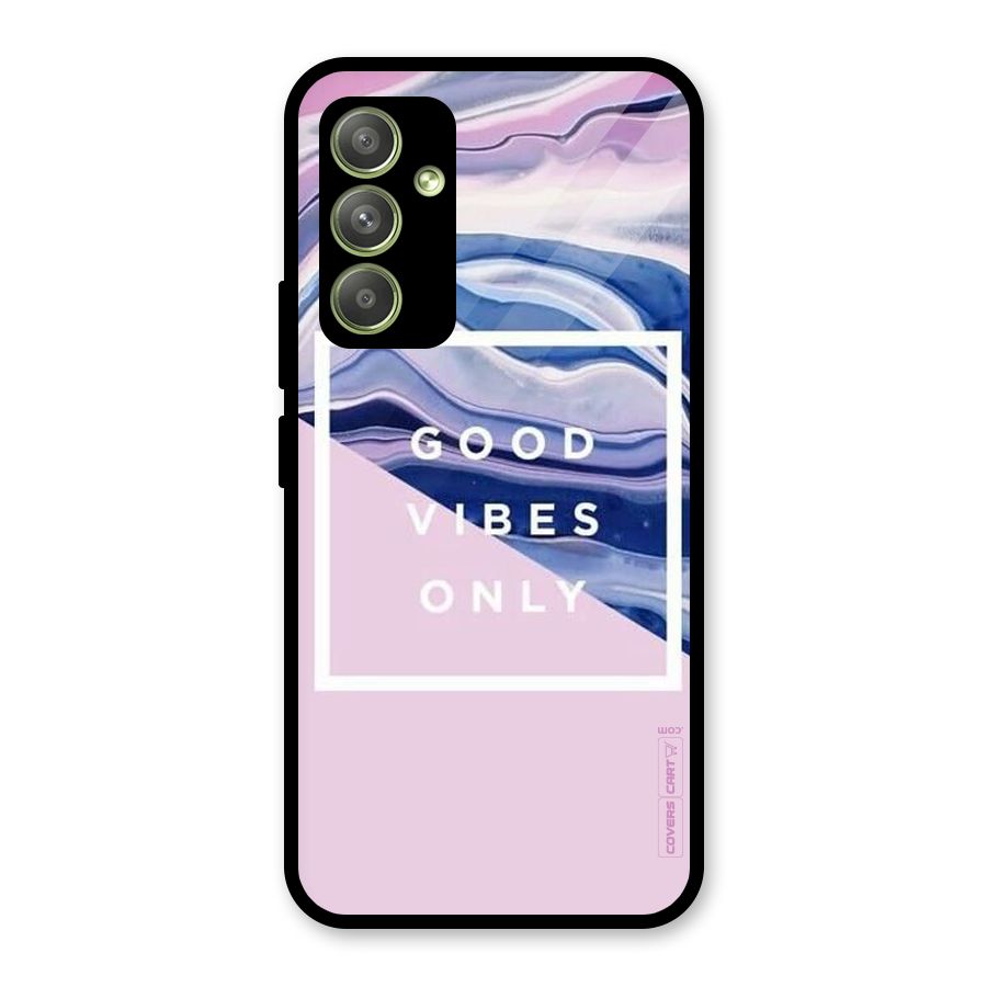 Pastel Color Vibes Glass Back Case for Galaxy A54