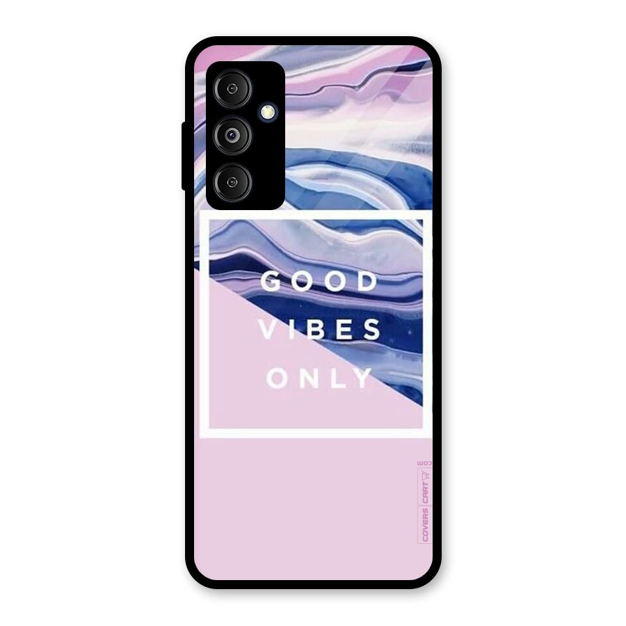 Pastel Color Vibes Glass Back Case for Galaxy M14 5G