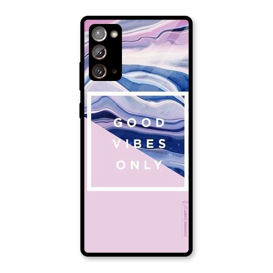 Pastel Color Vibes Glass Back Case for Galaxy Note 20
