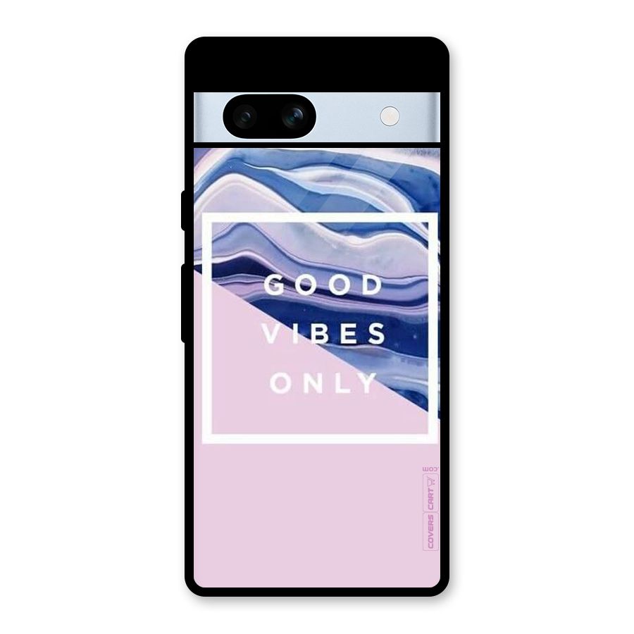 Pastel Color Vibes Glass Back Case for Google Pixel 7a