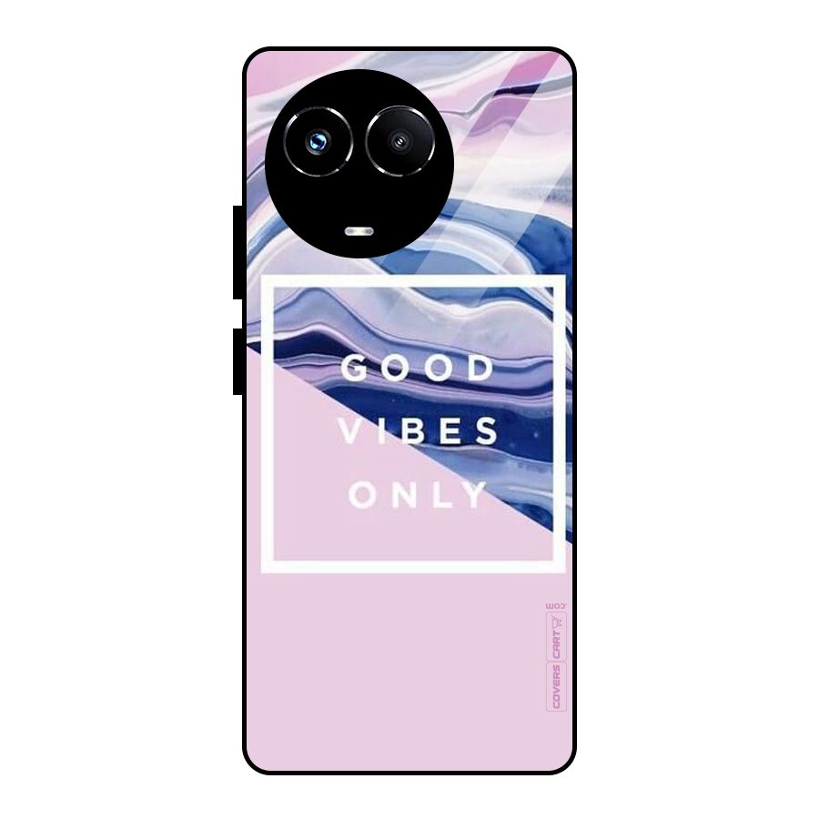 Pastel Color Vibes Glass Back Case for Realme 11X