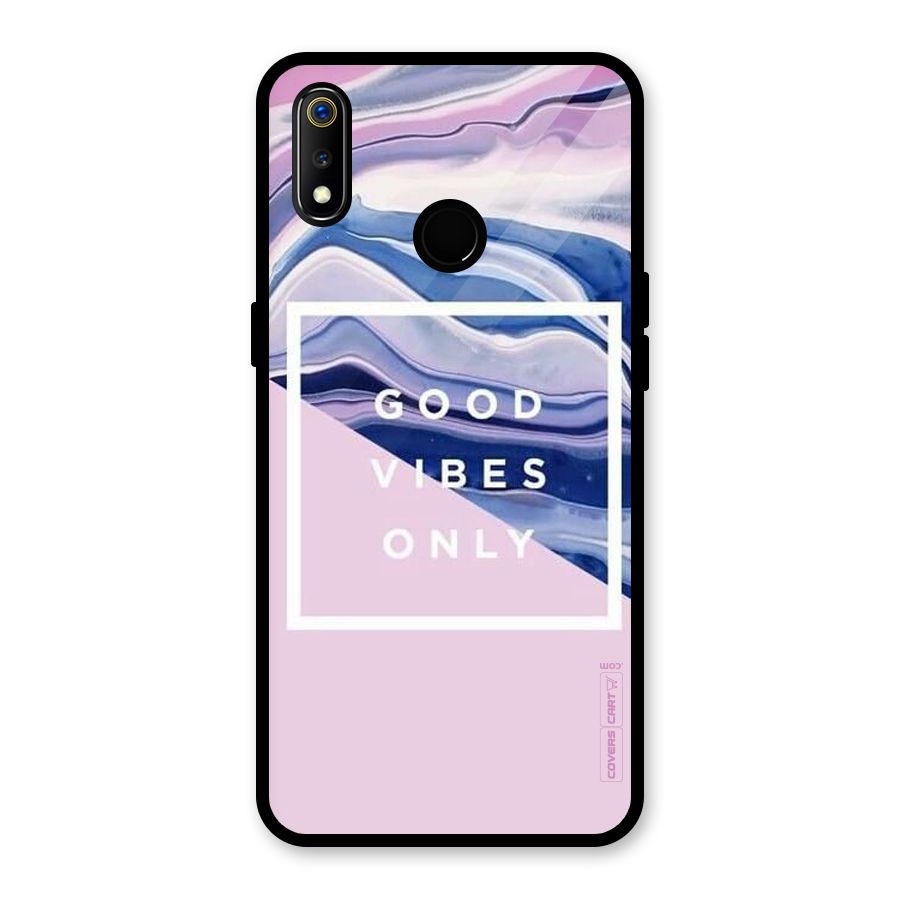 Pastel Color Vibes Glass Back Case for Realme 3i