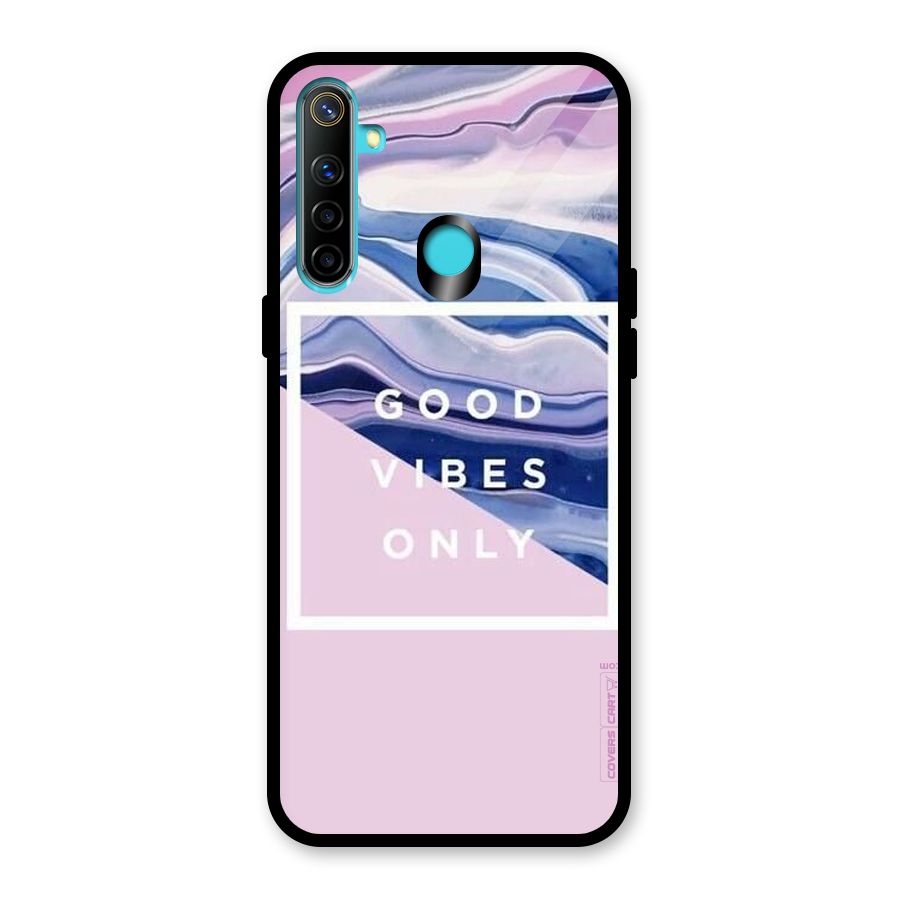Pastel Color Vibes Glass Back Case for Realme 5