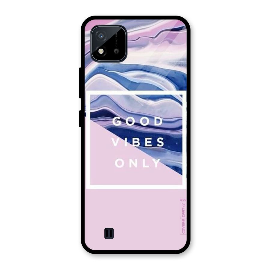 Pastel Color Vibes Glass Back Case for Realme C11 2021
