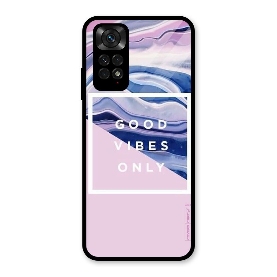 Pastel Color Vibes Glass Back Case for Redmi Note 11S