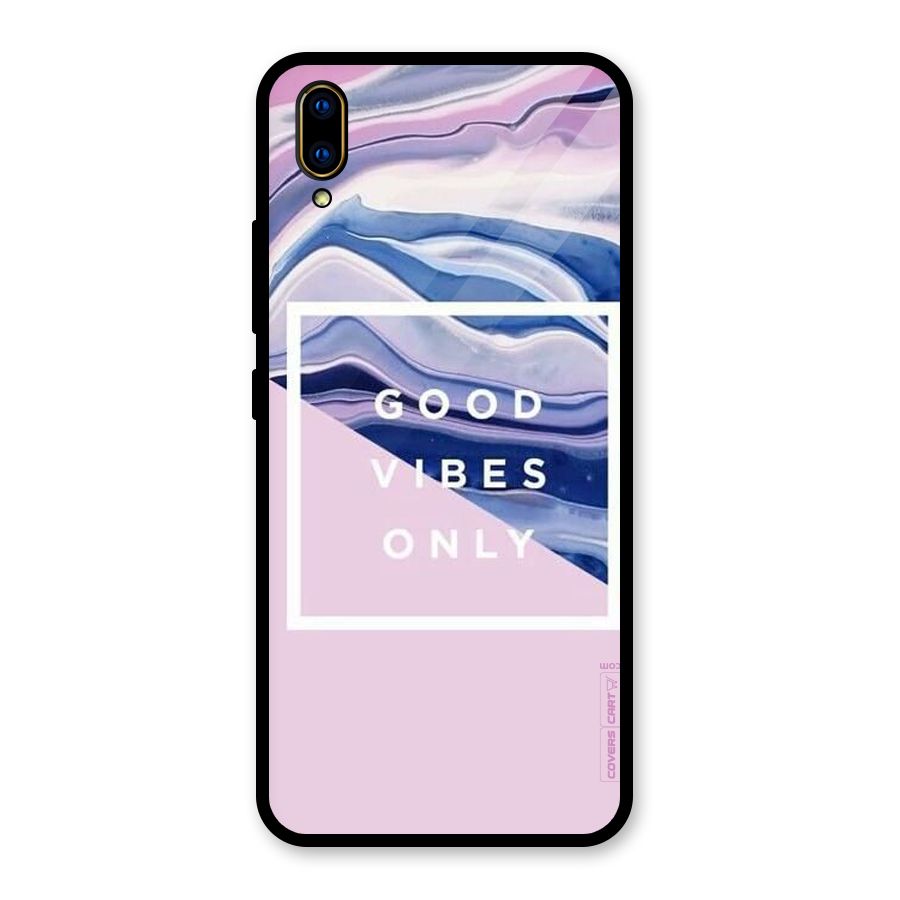 Pastel Color Vibes Glass Back Case for Vivo V11 Pro