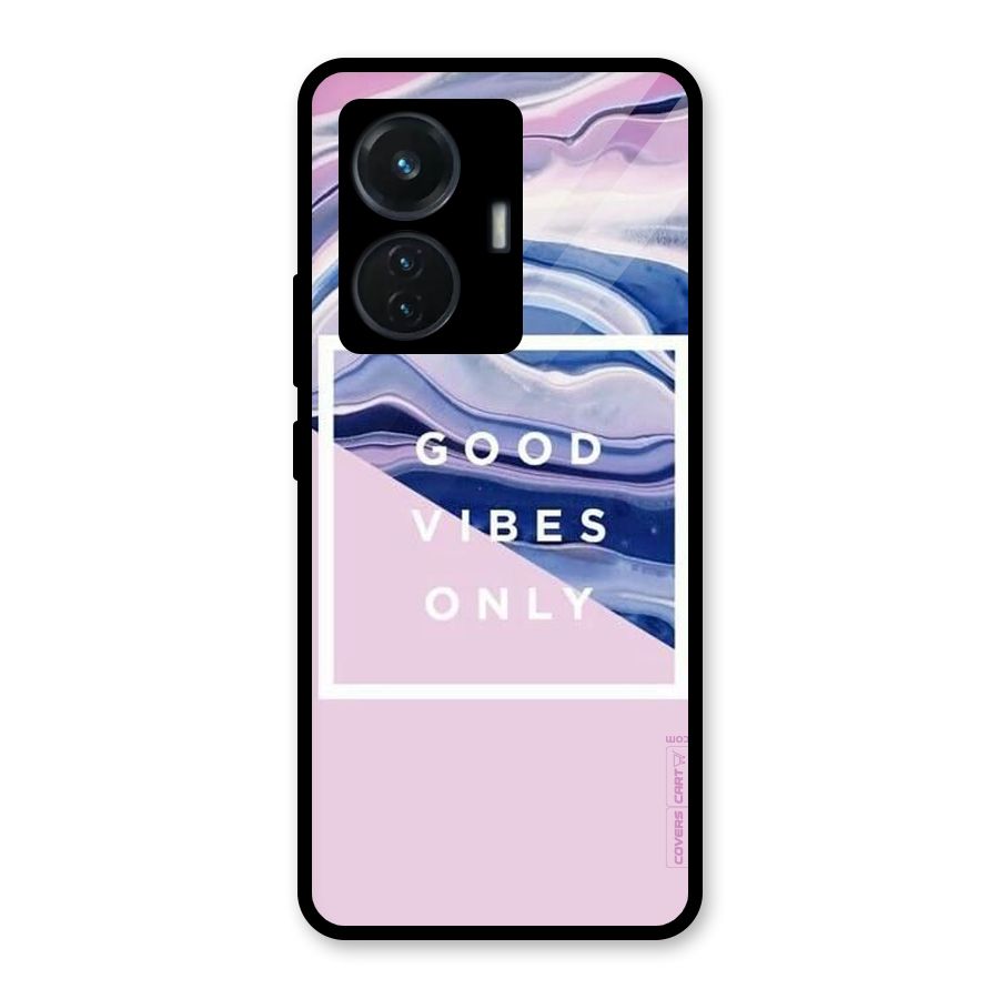 Pastel Color Vibes Glass Back Case for iQOO Z6 44W