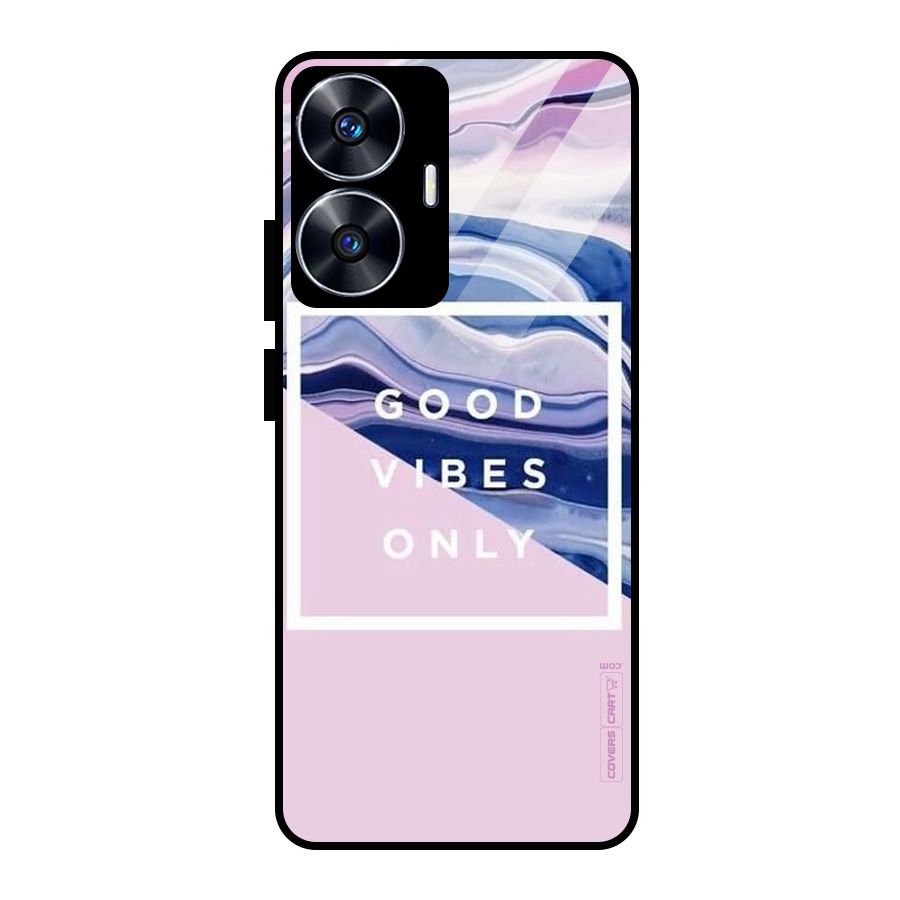 Pastel Color Vibes Glass Back Case for realme C55