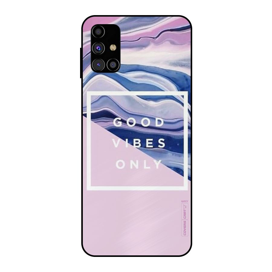 Pastel Color Vibes Metal Back Case for Galaxy M31s