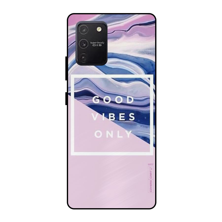 Pastel Color Vibes Metal Back Case for Galaxy S10 Lite