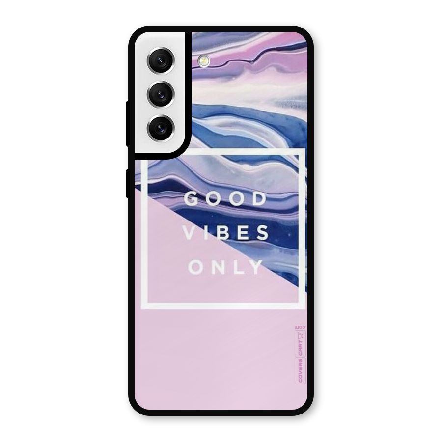 Pastel Color Vibes Metal Back Case for Galaxy S21 FE 5G