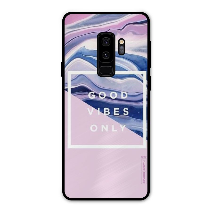 Pastel Color Vibes Metal Back Case for Galaxy S9 Plus