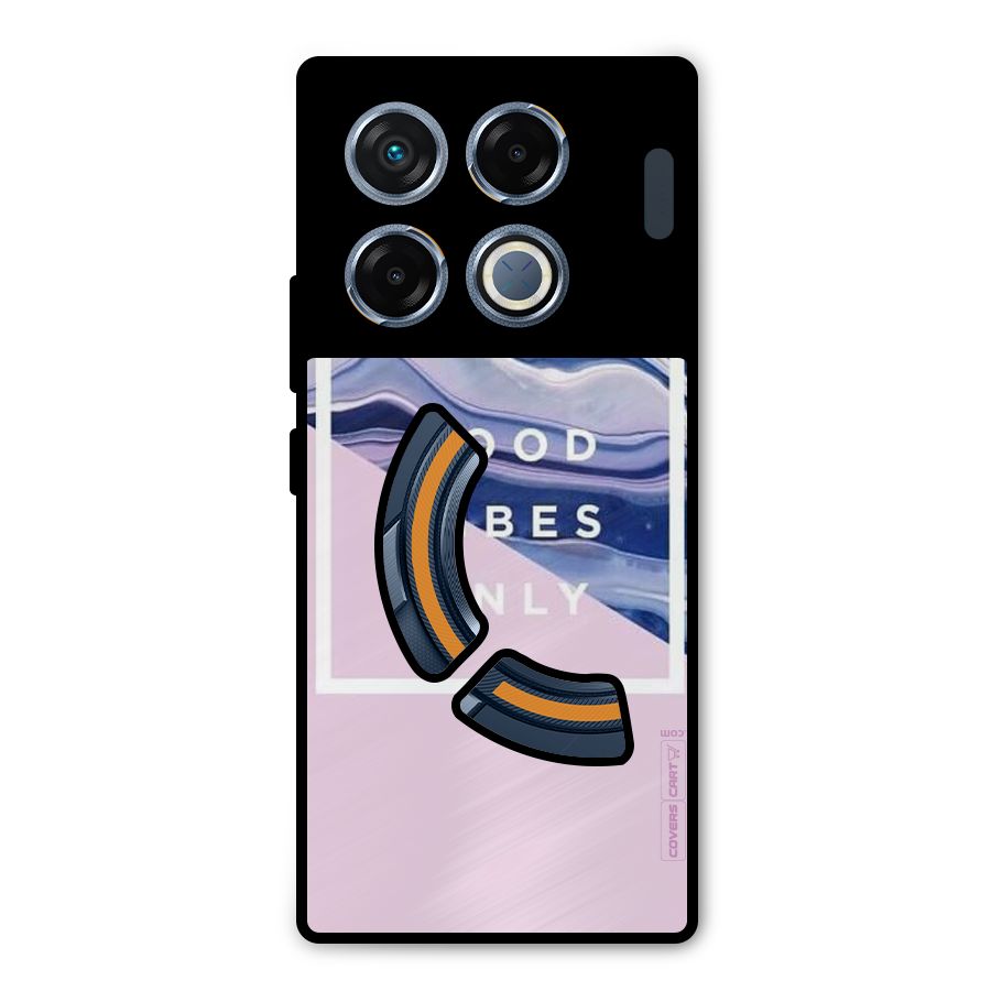 Pastel Color Vibes Metal Back Case for Infinix GT 20 Pro