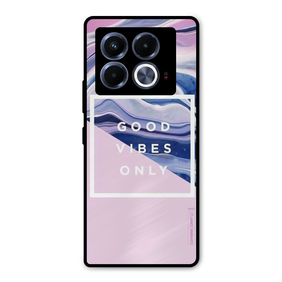 Pastel Color Vibes Metal Back Case for Infinix Note 40 5G