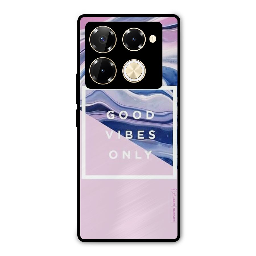 Pastel Color Vibes Metal Back Case for Infinix Note 40 Pro Plus