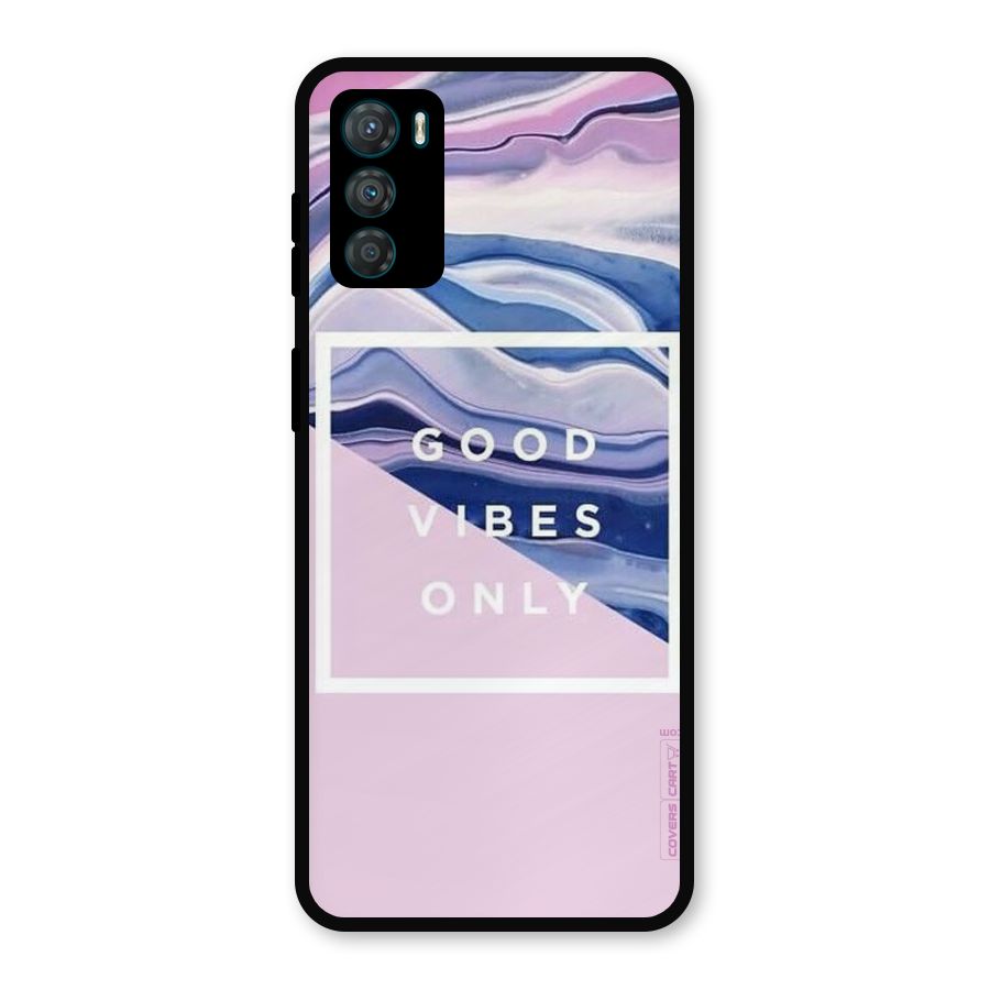 Pastel Color Vibes Metal Back Case for Moto G42