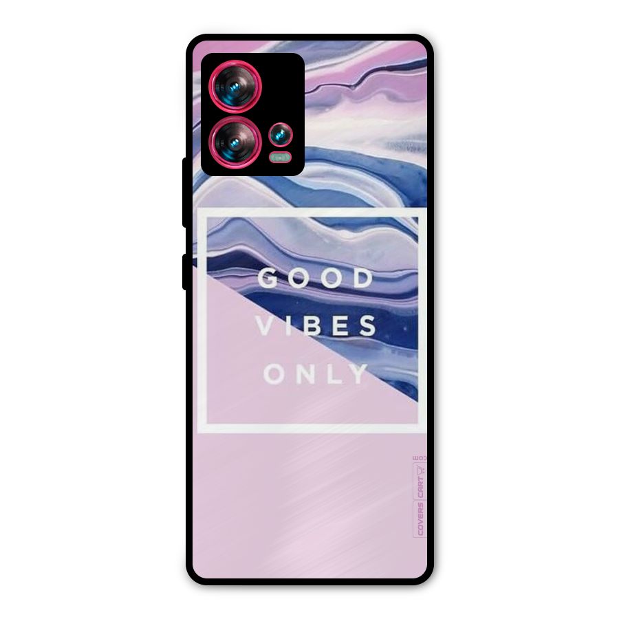 Pastel Color Vibes Metal Back Case for Motorola Edge 30 Fusion