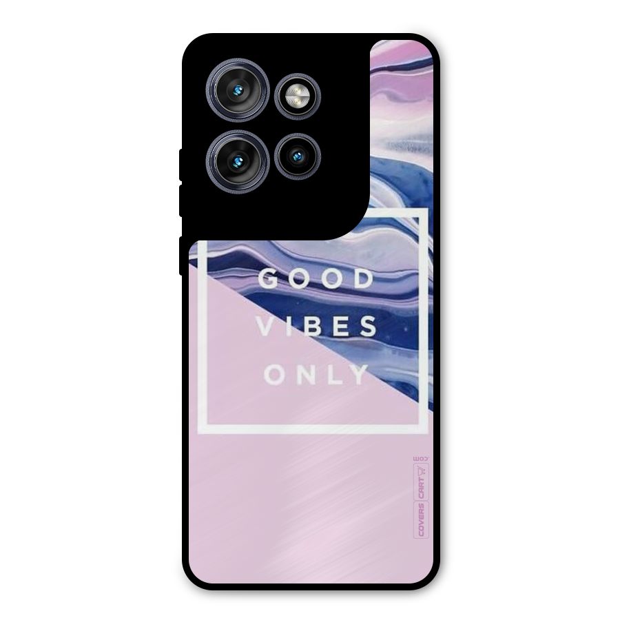 Pastel Color Vibes Metal Back Case for Motorola Edge 50 Neo